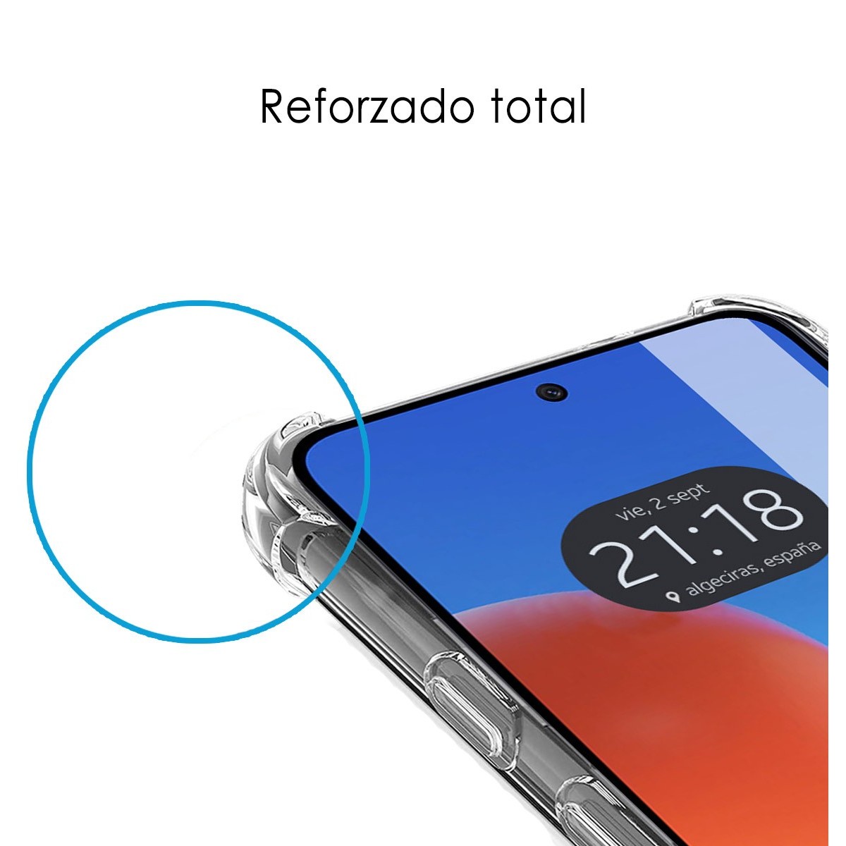 Funda Silicona Antigolpes Transparente compatible con Xiaomi Redmi 12