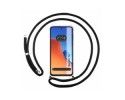 Funda Colgante Transparente compatible con Xiaomi Redmi 12 con Cordon Negro