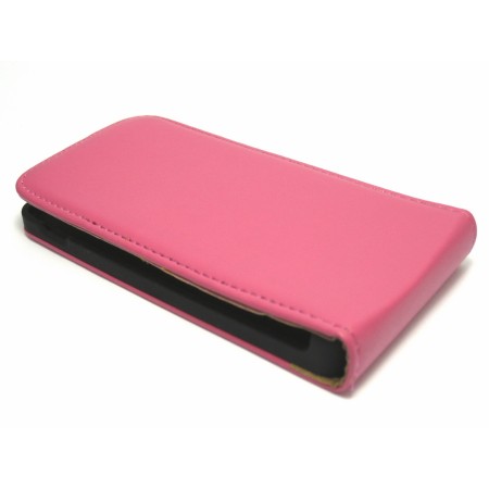 Funda Piel Premium Ultra-Slim Huawei Ascend Y300 Rosa / Fucsia