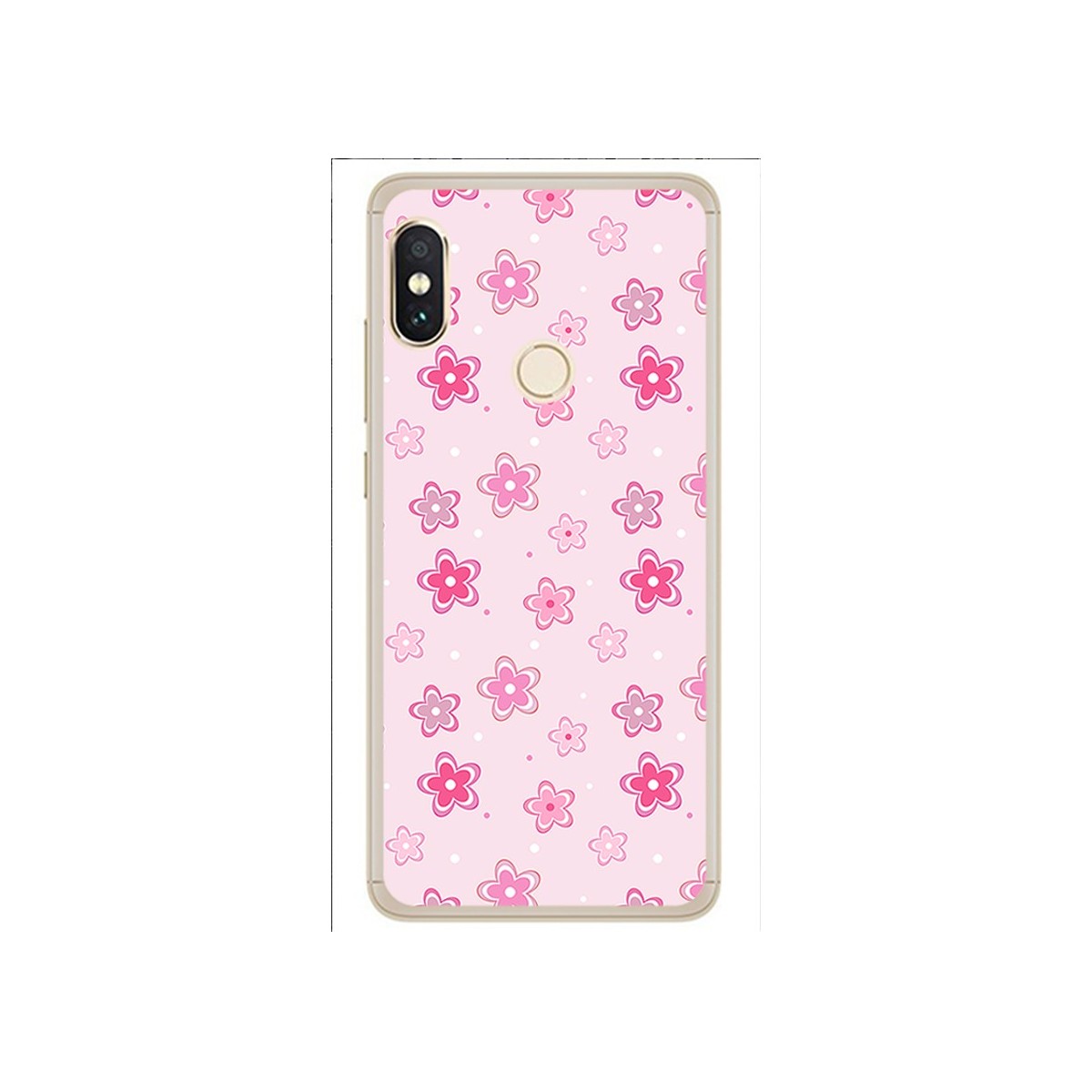 Funda Gel Tpu para Xiaomi Redmi Note 5 / Note 5 Pro Diseño Flores Dibujos