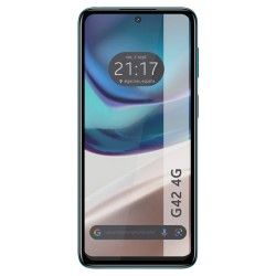 Protector Cristal Templado Completo 5D Full Glue Negro para Motorola Moto G42 4G Vidrio 2
