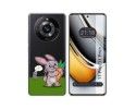 Funda Silicona Transparente para Realme 11 Pro / 11 Pro+ Plus 5G diseño Conejo Dibujos