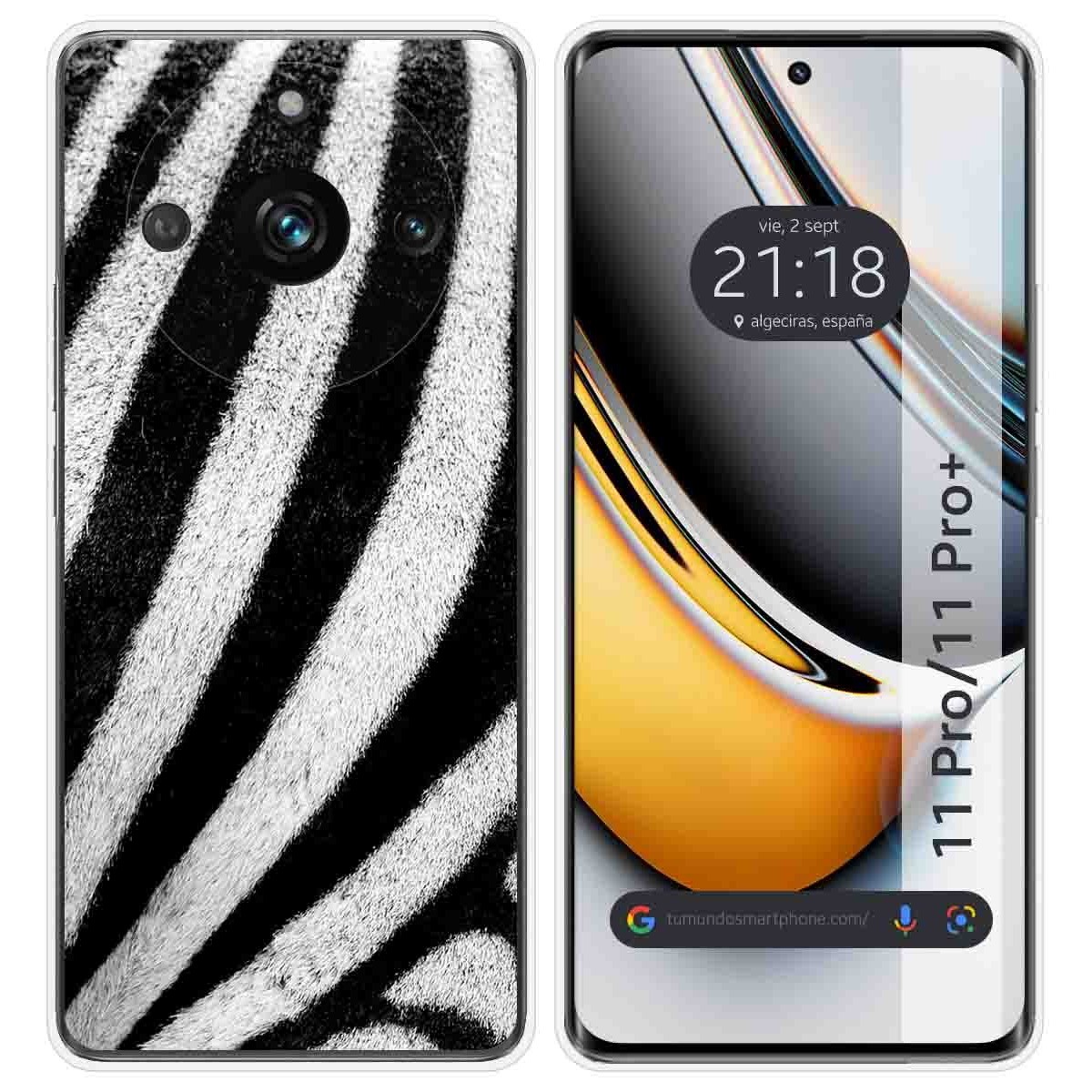Funda Silicona para Realme 11 Pro / 11 Pro+ Plus 5G diseño Animal 02 Dibujos
