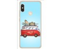 Funda Gel Tpu para Xiaomi Redmi Note 5 / Note 5 Pro Diseño Furgoneta Dibujos