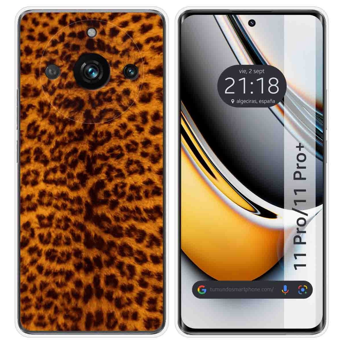 Funda Silicona para Realme 11 Pro / 11 Pro+ Plus 5G diseño Animal 03 Dibujos