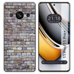 Funda Silicona para Realme 11 Pro / 11 Pro+ Plus 5G diseño Ladrillo 02 Dibujos