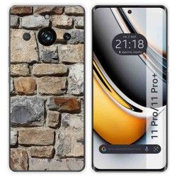 Funda Silicona para Realme 11 Pro / 11 Pro+ Plus 5G diseño Ladrillo 03 Dibujos