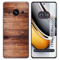 Funda Silicona para Realme 11 Pro / 11 Pro+ Plus 5G diseño Madera 02 Dibujos