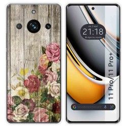 Funda Silicona para Realme 11 Pro / 11 Pro+ Plus 5G diseño Madera 08 Dibujos