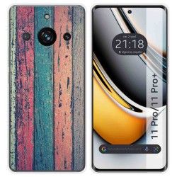 Funda Silicona para Realme 11 Pro / 11 Pro+ Plus 5G diseño Madera 10 Dibujos