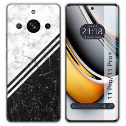 Funda Silicona para Realme 11 Pro / 11 Pro+ Plus 5G diseño Mármol 01 Dibujos