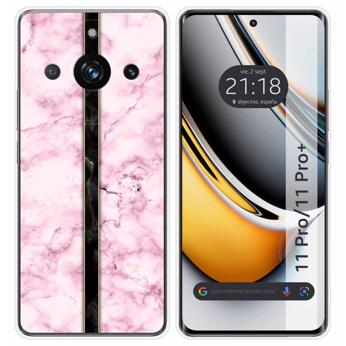 Funda Silicona para Realme 11 Pro / 11 Pro+ Plus 5G diseño Mármol 04 Dibujos