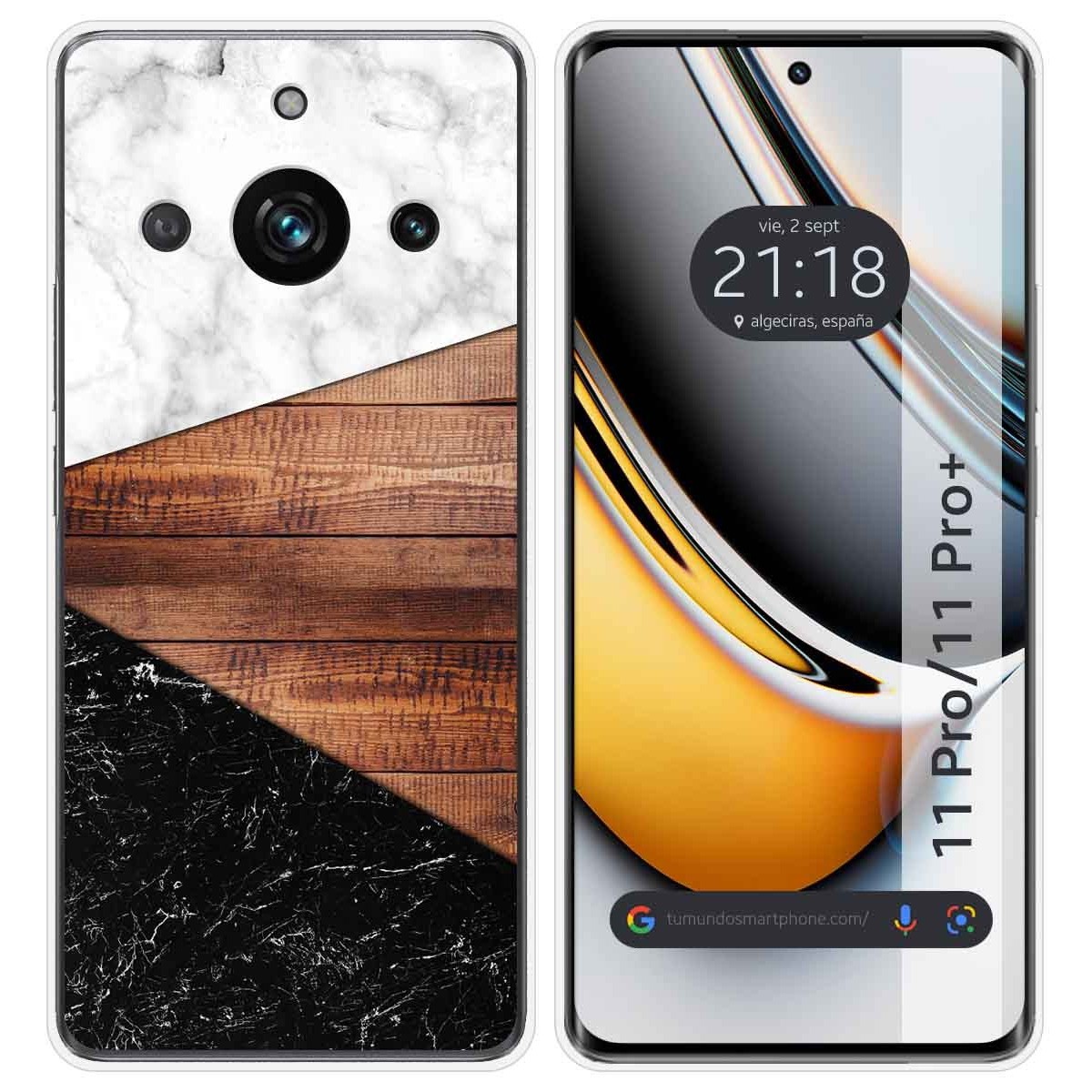 Funda Silicona para Realme 11 Pro / 11 Pro+ Plus 5G diseño Mármol 11 Dibujos