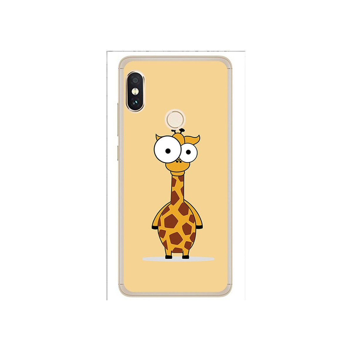 Funda Gel Tpu para Xiaomi Redmi Note 5 / Note 5 Pro Diseño Jirafa Dibujos