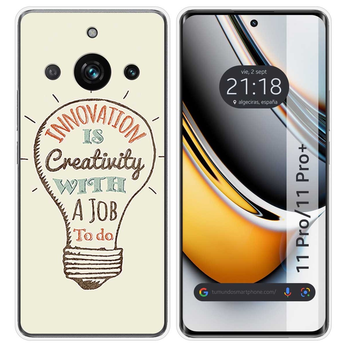 Funda Silicona para Realme 11 Pro / 11 Pro+ Plus 5G diseño Creativity Dibujos