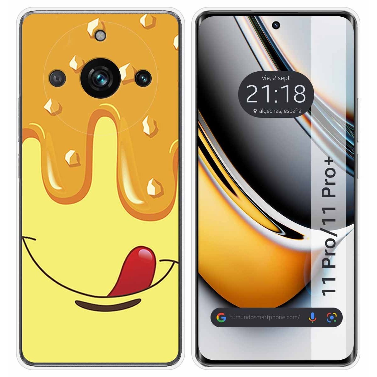 Funda Silicona para Realme 11 Pro / 11 Pro+ Plus 5G diseño Helado Vainilla Dibujos