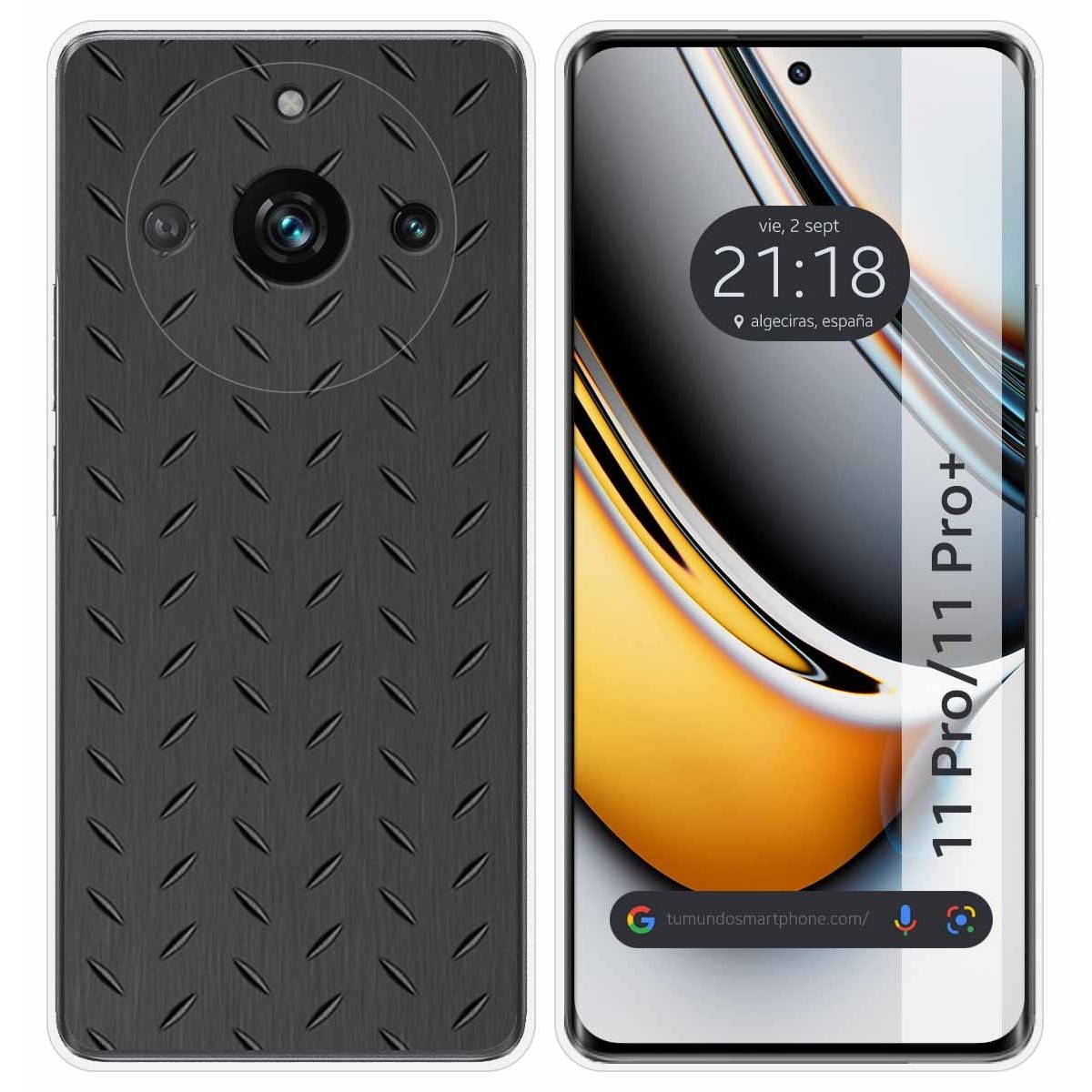 Funda Silicona para Realme 11 Pro / 11 Pro+ Plus 5G diseño Metal Dibujos