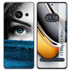 Funda Silicona para Realme 11 Pro / 11 Pro+ Plus 5G diseño Ojo Dibujos