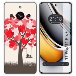 Funda Silicona para Realme 11 Pro / 11 Pro+ Plus 5G diseño Pajaritos Dibujos