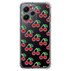 Funda Silicona Antigolpes compatible con Xiaomi Redmi 12 diseño Cerezas Dibujos