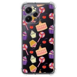 Funda Silicona Antigolpes compatible con Xiaomi Redmi 12 diseño Dulces 01 Dibujos