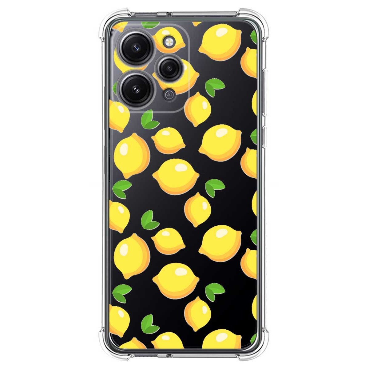 Funda Silicona Antigolpes compatible con Xiaomi Redmi 12 diseño Limones Dibujos