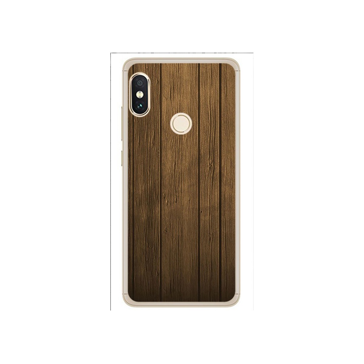 Funda Gel Tpu para Xiaomi Redmi Note 5 / Note 5 Pro Diseño Madera Dibujos