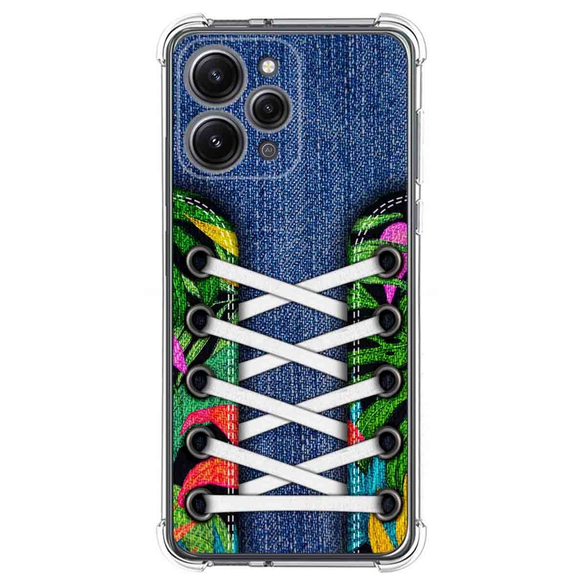 Funda Silicona Antigolpes compatible con Xiaomi Redmi 12 diseño Zapatillas 13 Dibujos