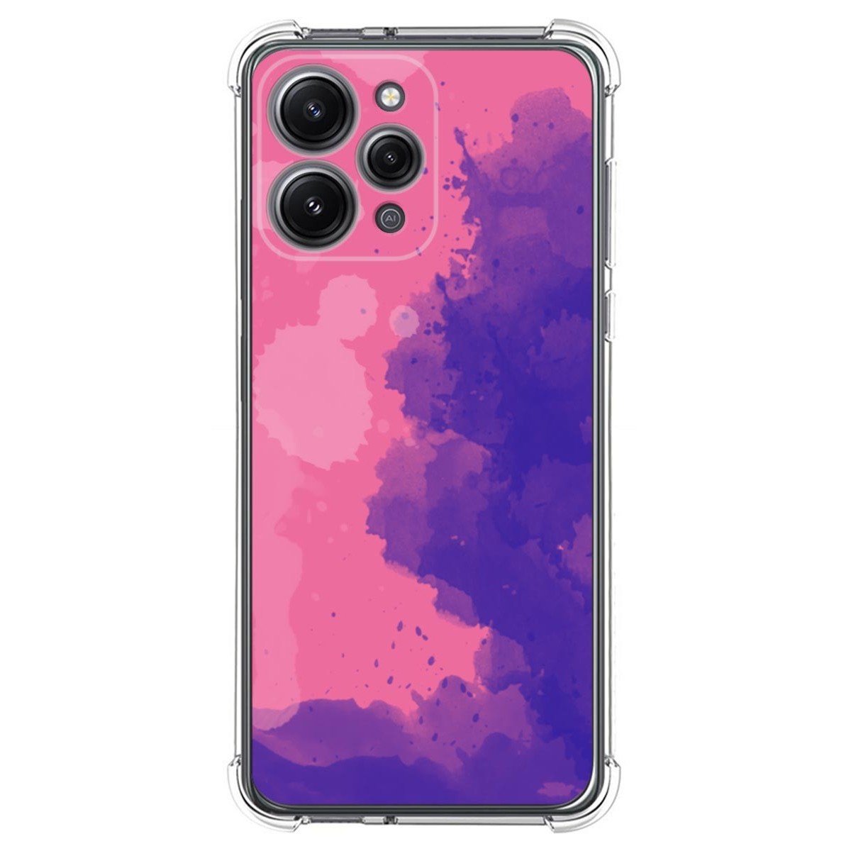 Funda Silicona Antigolpes compatible con Xiaomi Redmi 12 diseño Acuarela 07 Dibujos