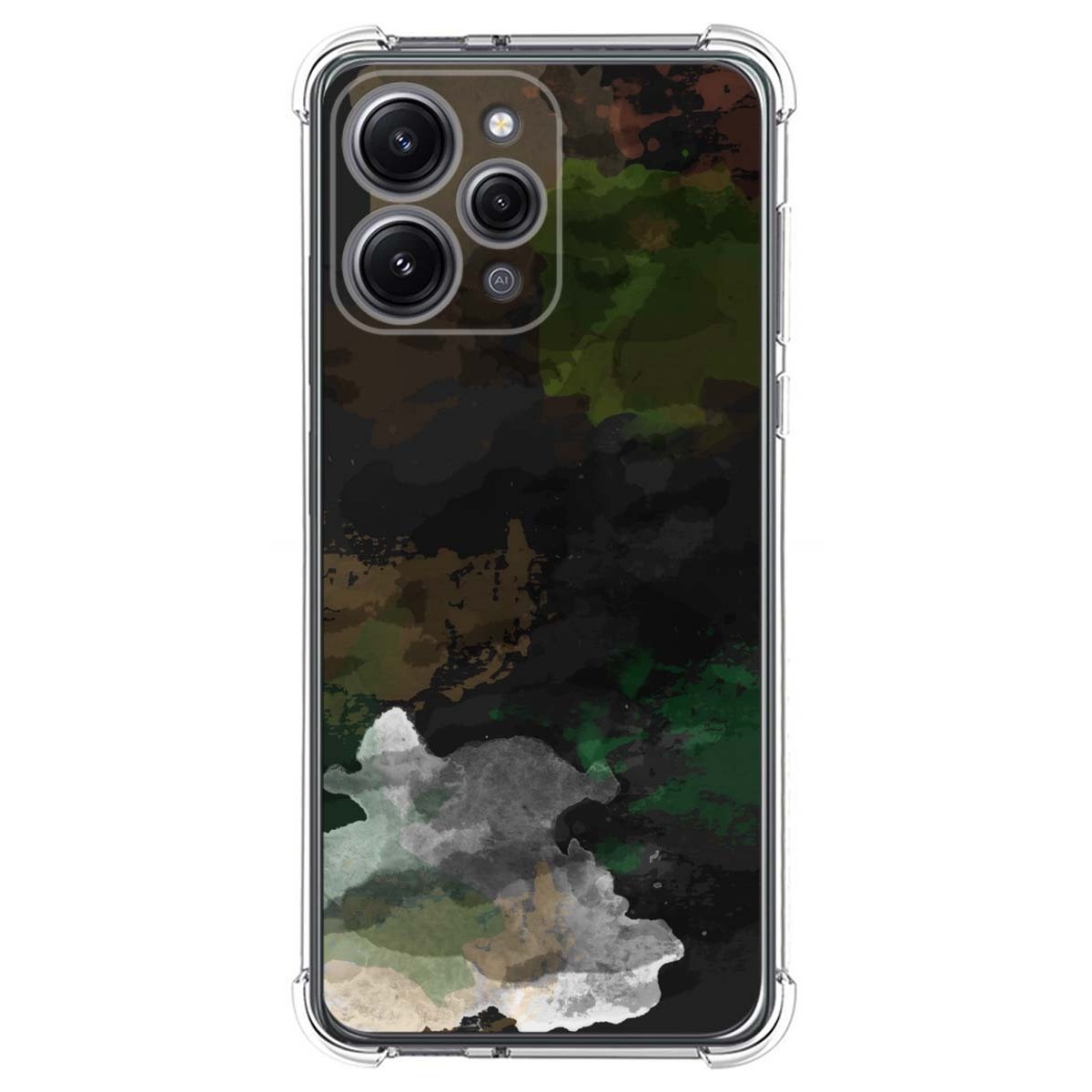 Funda Silicona Antigolpes compatible con Xiaomi Redmi 12 diseño Acuarela 12 Dibujos