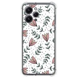 Funda Silicona Antigolpes compatible con Xiaomi Redmi 12 diseño Flores 01 Dibujos