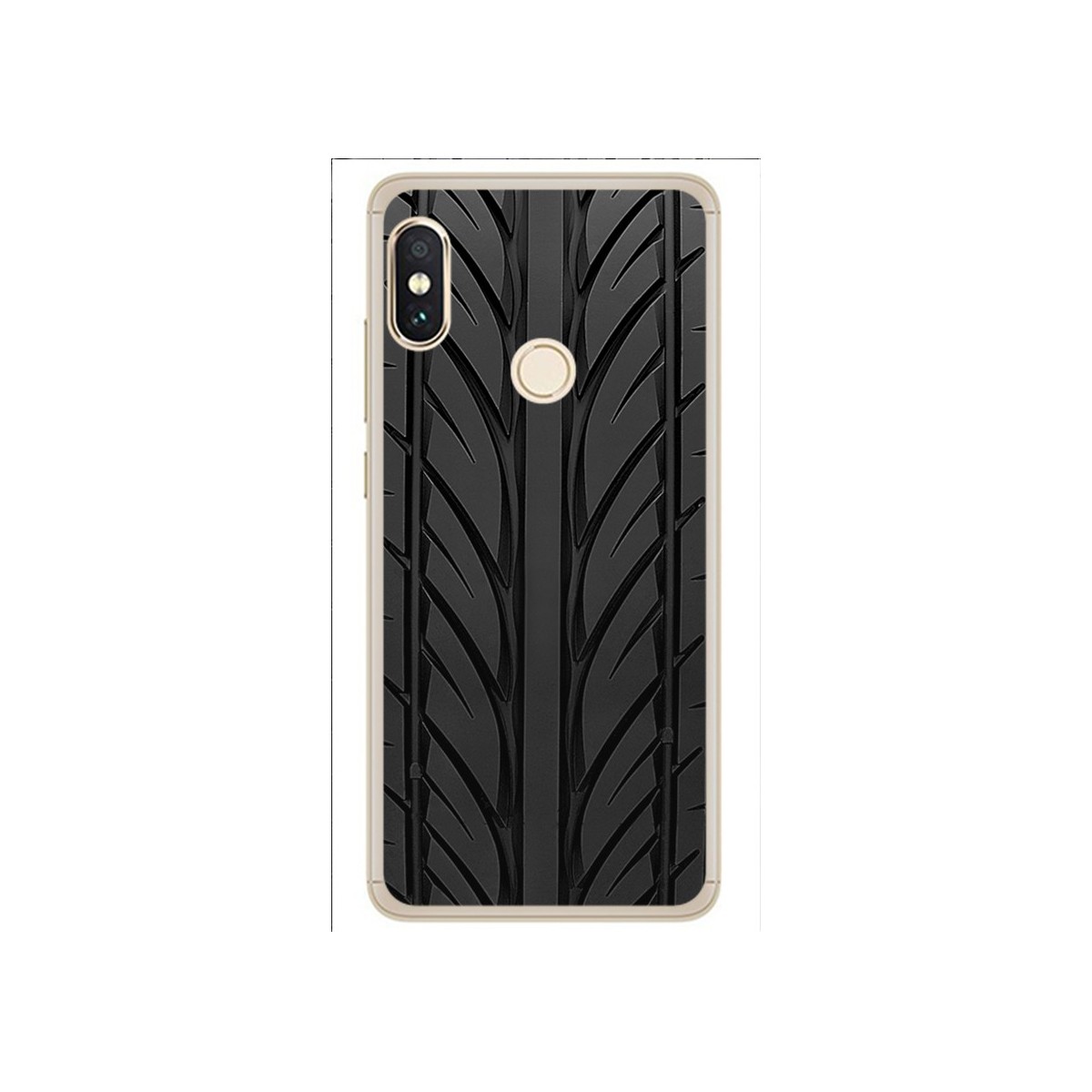Funda Gel Tpu para Xiaomi Redmi Note 5 / Note 5 Pro Diseño Neumatico Dibujos