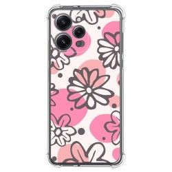 Funda Silicona Antigolpes compatible con Xiaomi Redmi 12 diseño Flores 09 Dibujos
