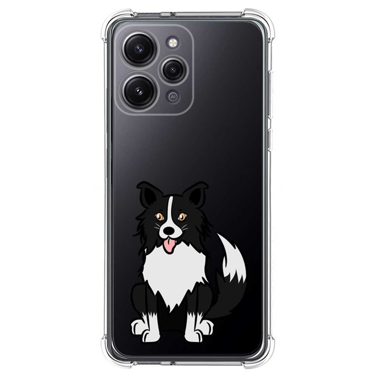 Funda Silicona Antigolpes compatible con Xiaomi Redmi 12 diseño Perros 01 Dibujos