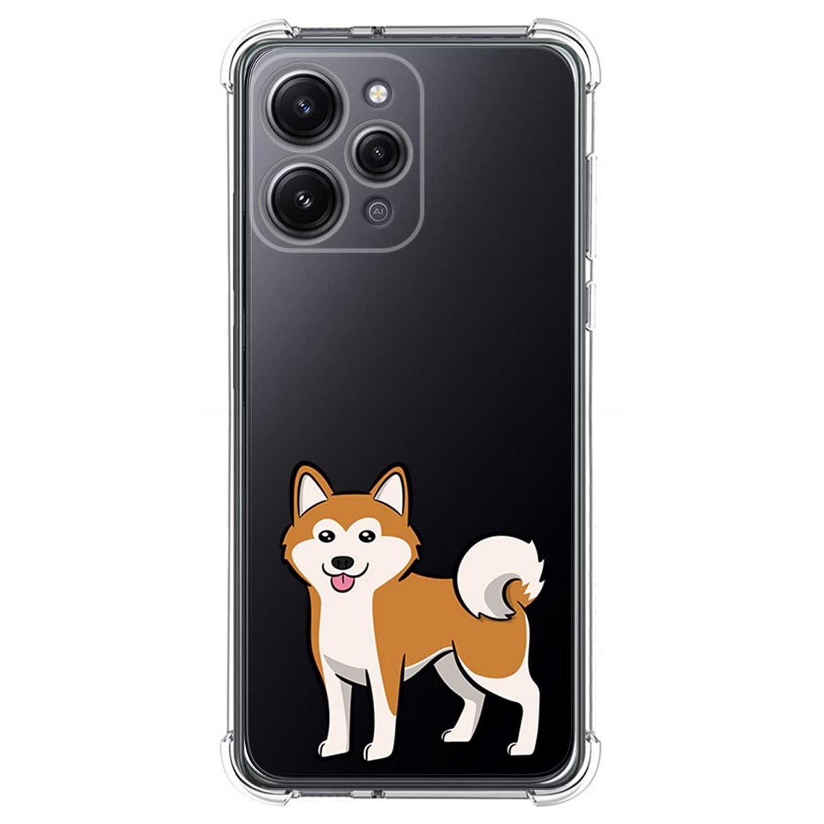Funda Silicona Antigolpes compatible con Xiaomi Redmi 12 diseño Perros 02 Dibujos