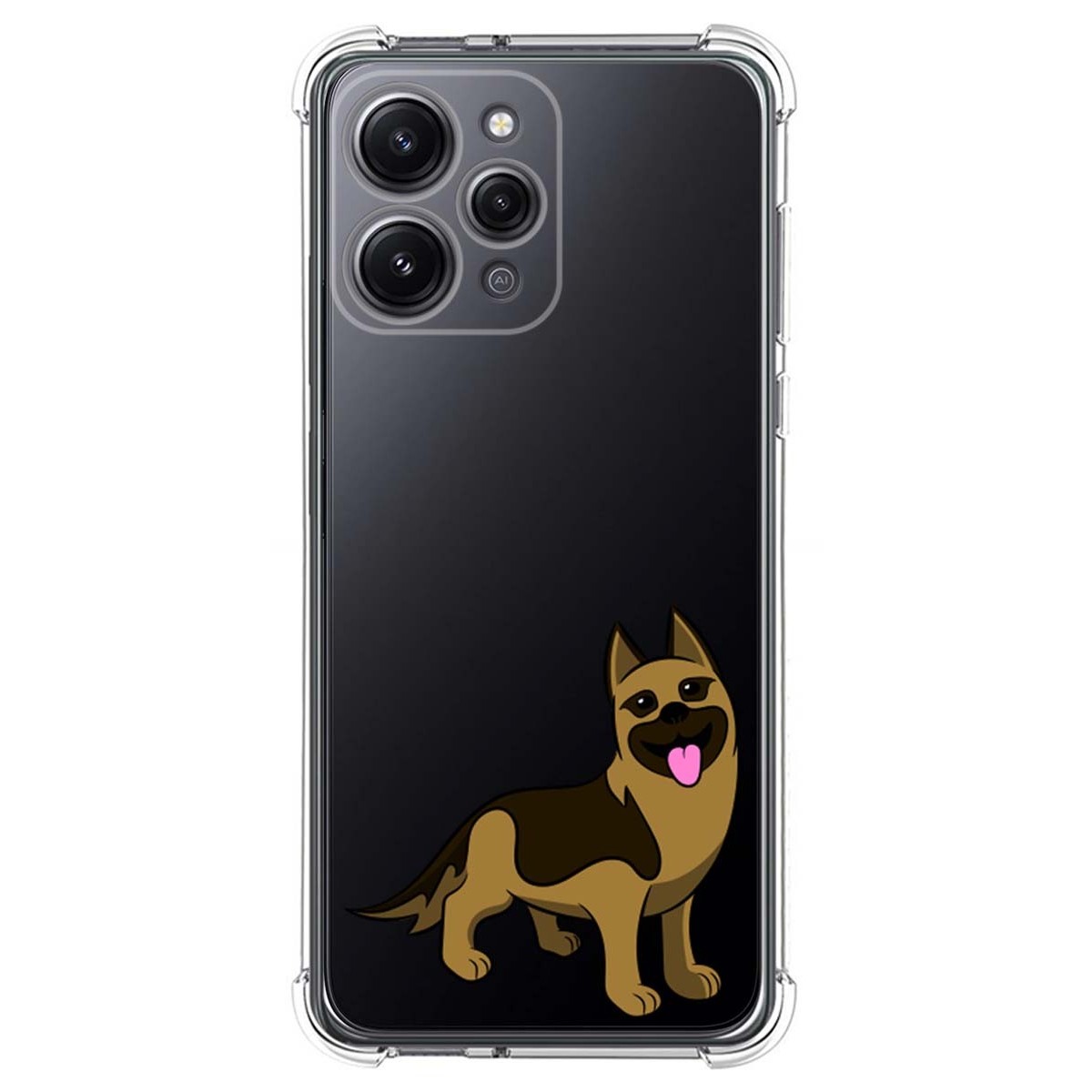 Funda Silicona Antigolpes compatible con Xiaomi Redmi 12 diseño Perros 03 Dibujos