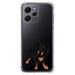 Funda Silicona Antigolpes compatible con Xiaomi Redmi 12 diseño Perros 04 Dibujos
