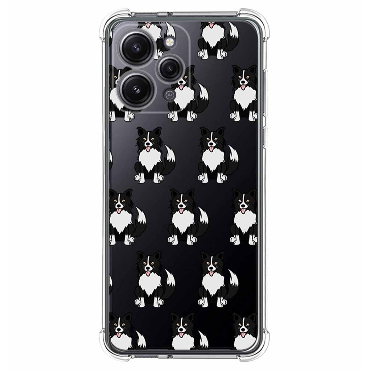 Funda Silicona Antigolpes compatible con Xiaomi Redmi 12 diseño Perros 07 Dibujos