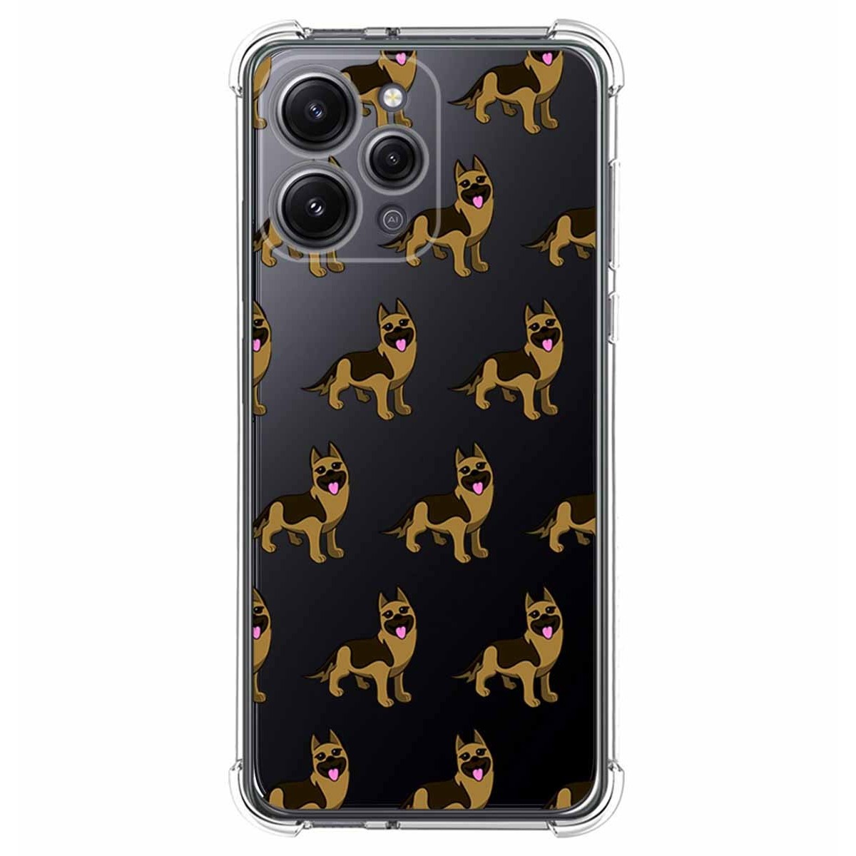 Funda Silicona Antigolpes compatible con Xiaomi Redmi 12 diseño Perros 09 Dibujos