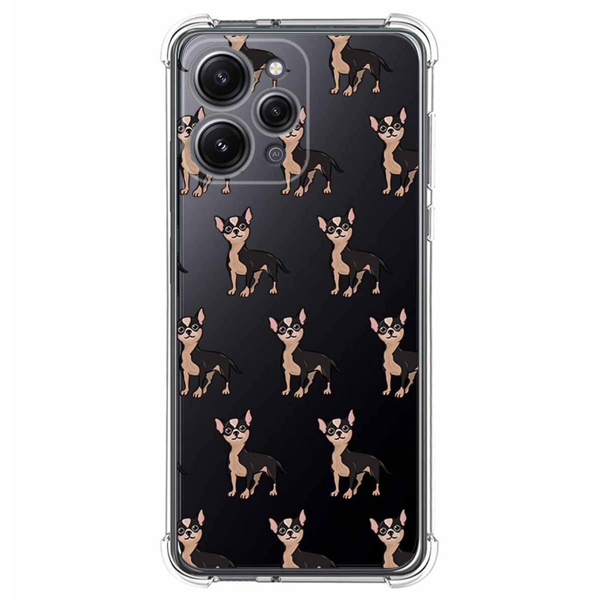 Funda Silicona Antigolpes compatible con Xiaomi Redmi 12 diseño Perros 11 Dibujos