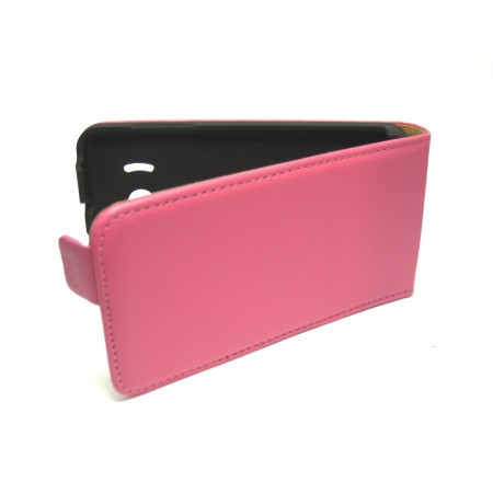 Funda Piel Premium Ultra-Slim Huawei Ascend Y300 Rosa / Fucsia