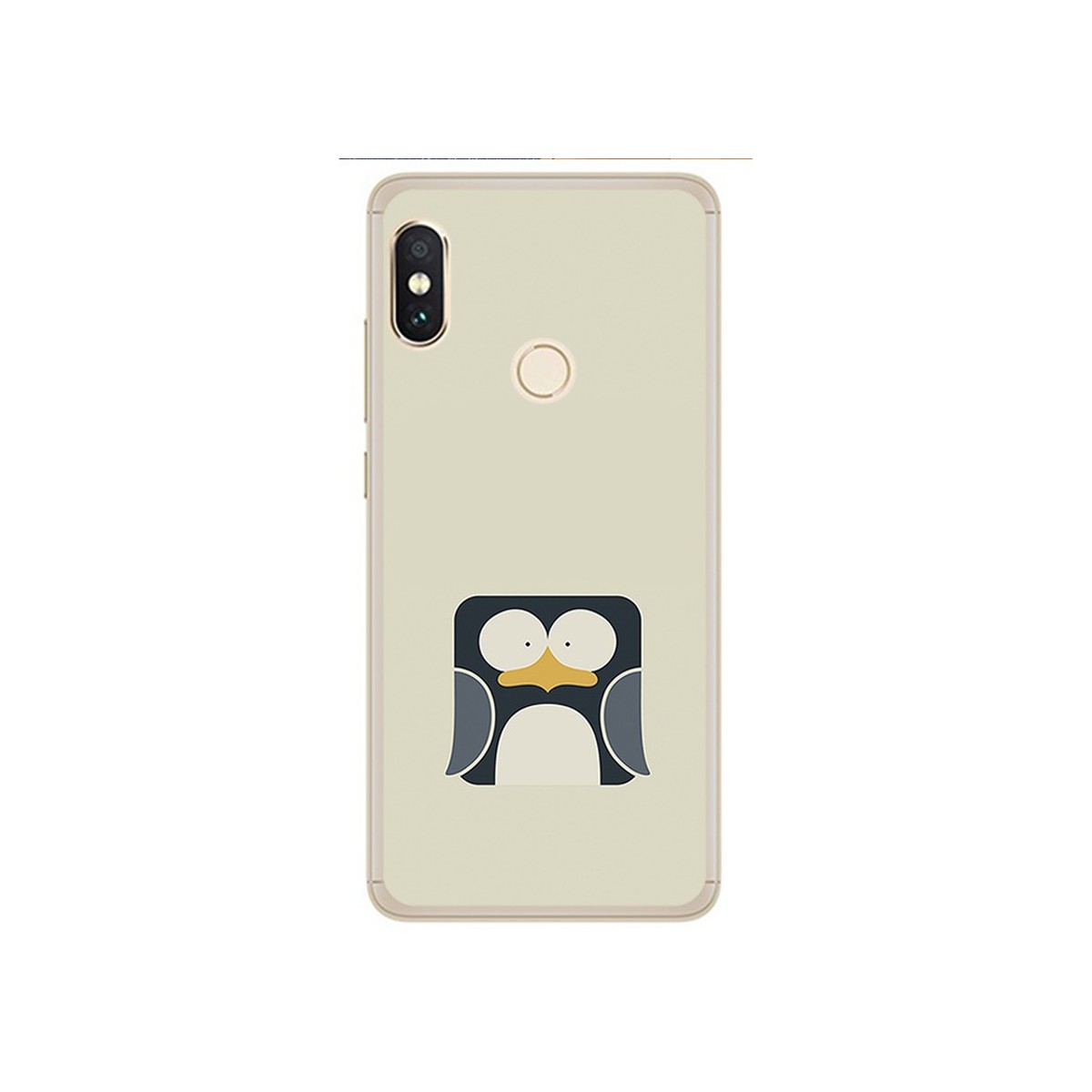 Funda Gel Tpu para Xiaomi Redmi Note 5 / Note 5 Pro Diseño Pingüino Dibujos