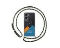 Personaliza tu Funda Colgante Transparente para Huawei Honor 90 lite 5G con Cordon Verde / Dorado Dibujo Personalizada