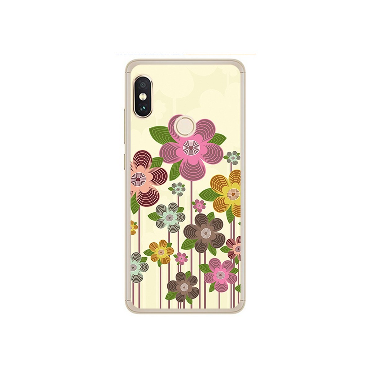 Funda Gel Tpu para Xiaomi Redmi Note 5 / Note 5 Pro Diseño Primavera En Flor  Dibujos