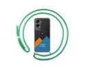 Personaliza tu Funda Colgante Transparente para Huawei Honor 90 lite 5G con Cordon Verde Agua Dibujo Personalizada