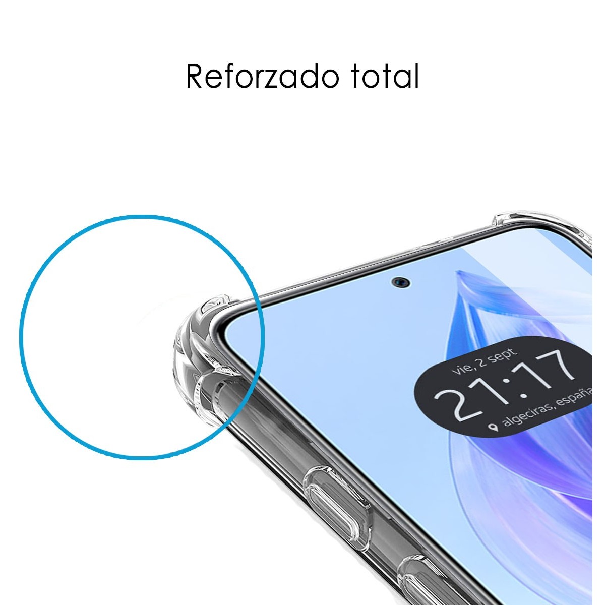 Funda Silicona Antigolpes Transparente compatible con Huawei Honor 90 lite 5G