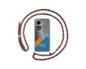 Personaliza tu Funda Colgante Transparente para Oppo Reno 10 5G / 10 Pro 5G con Cordon Rosa / Dorado Dibujo Personalizada