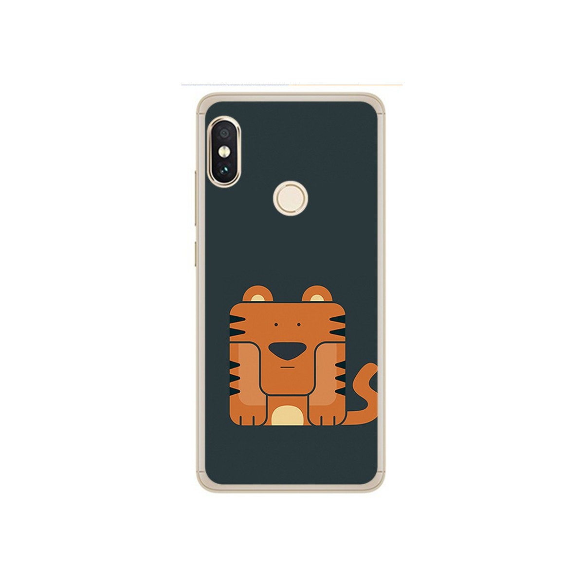 Funda Gel Tpu para Xiaomi Redmi Note 5 / Note 5 Pro Diseño Tigre Dibujos