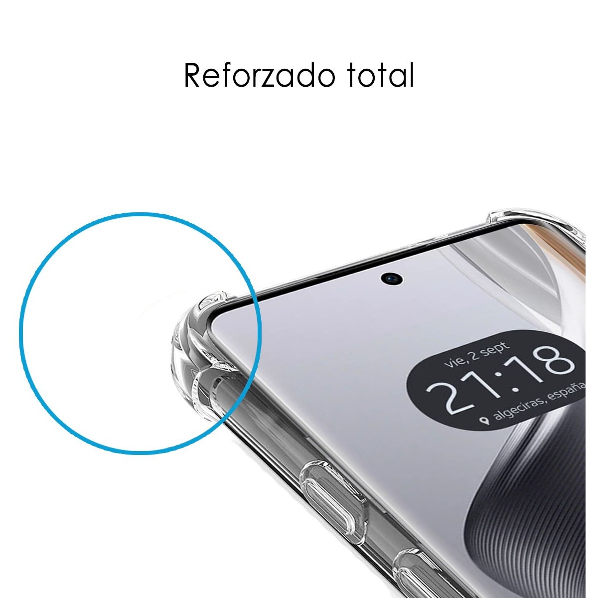 Funda Silicona Antigolpes Transparente para Oppo Reno 10 5G / 10 Pro 5G