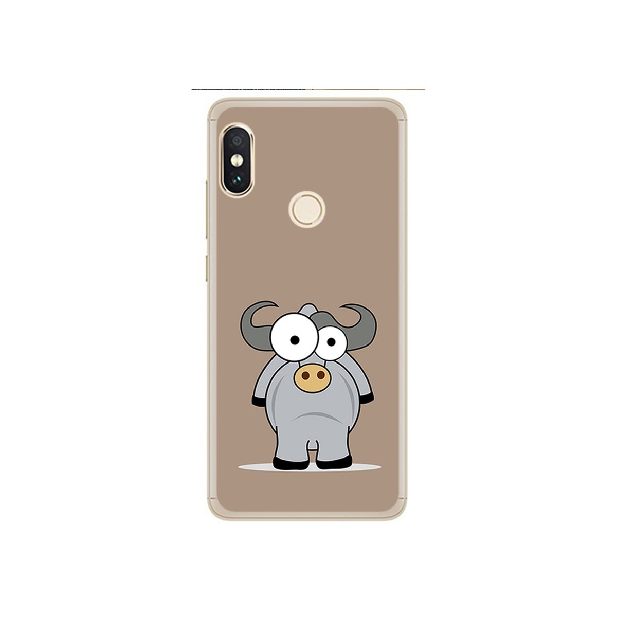Funda Gel Tpu para Xiaomi Redmi Note 5 / Note 5 Pro Diseño Toro Dibujos
